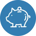 Icon of piggy bank